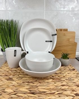 Тарілка супова Ardesto Lucca, 20 см, White, кераміка