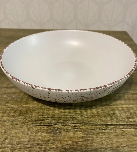 Тарілка супова Ardesto Lucca, 20 см, Winter white, кераміка