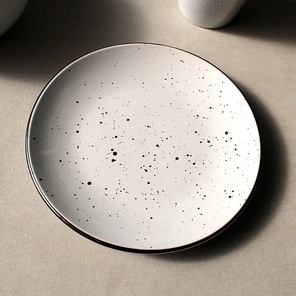 Тарілка обідня Ardesto Bagheria, 26 см, Bright white, кераміка