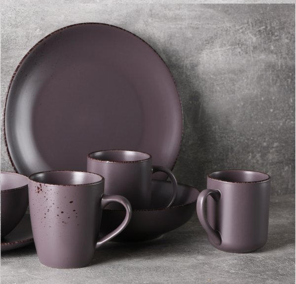 Чашка Ardesto Lucca, 330 мл, Grey brown, кераміка