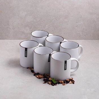 Чашка Ardesto Lucca, 330 мл , Winter white, кераміка