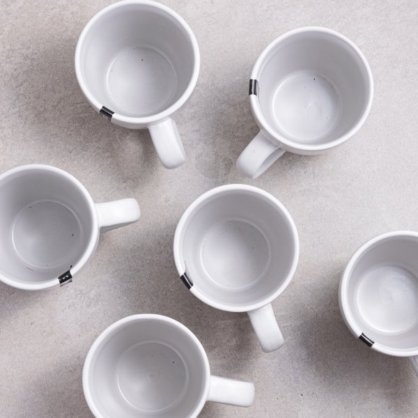 Чашка Ardesto Molize, 350 мл, біла, кераміка