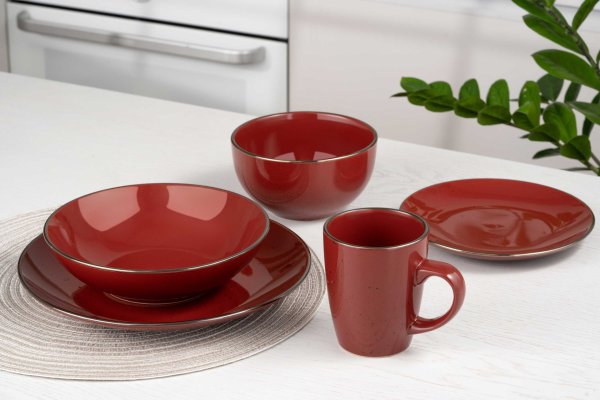 Чашка Ardesto Bagheria, 360 мл , Sangria, кераміка