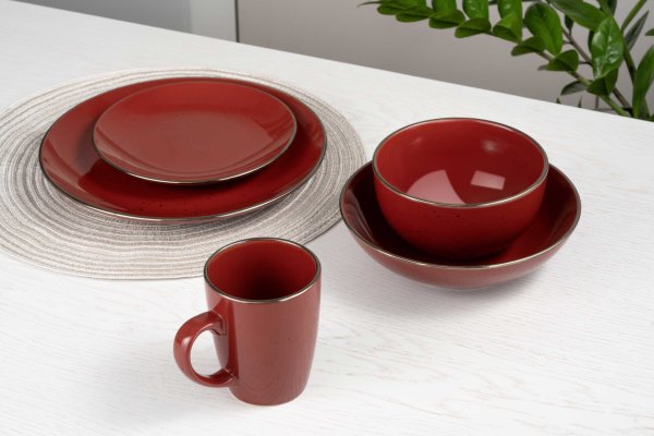 Чашка Ardesto Bagheria, 360 мл , Sangria, кераміка