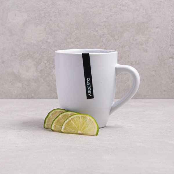 Чашка Ardesto Lucca, 360 мл , White, кераміка