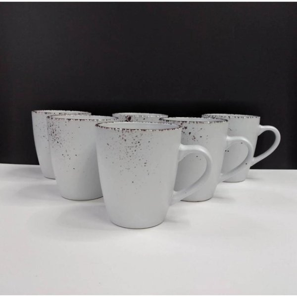 Чашка Ardesto Lucca, 360 мл, Winter white, кераміка