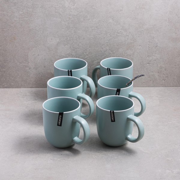 Чашка Ardesto Cremona, 390 мл, Pastel blue, кераміка