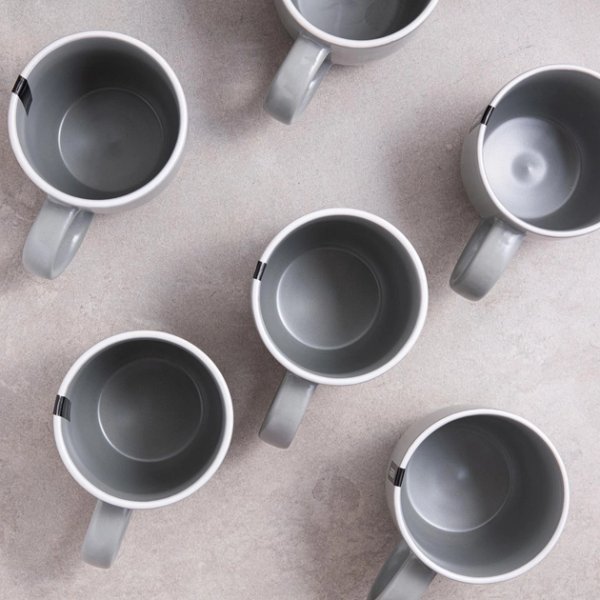 Чашка Ardesto Cremona, 390 мл, Dusty grey, кераміка