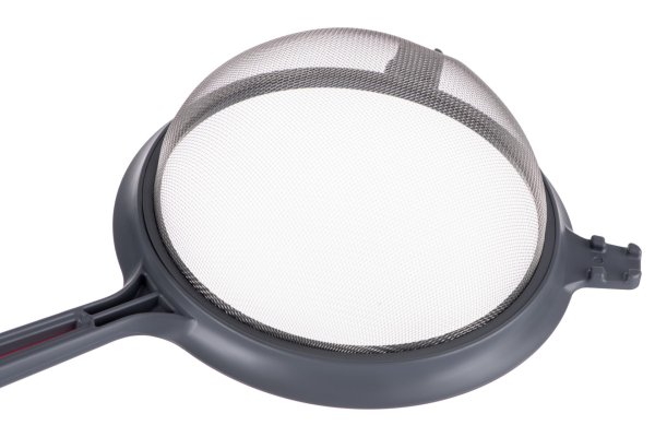 Сито Ardesto Gemini, 17 см, сірий, червоний