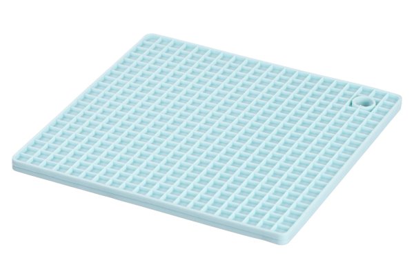 Підставка під гаряче Ardesto Fresh, 17,5*17,5 см, блакитний, силікон