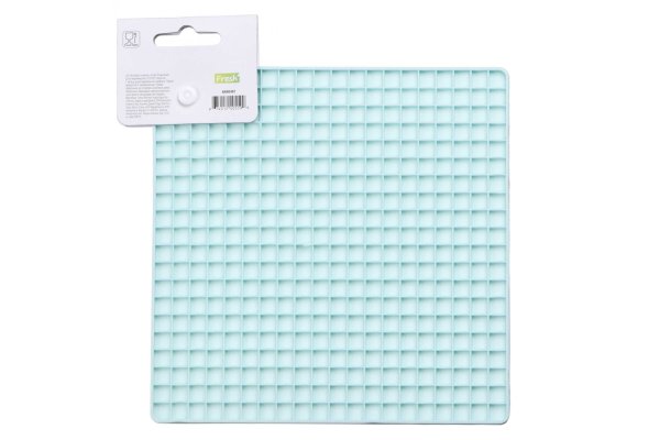 Підставка під гаряче Ardesto Fresh, 17,5*17,5 см, блакитний, силікон