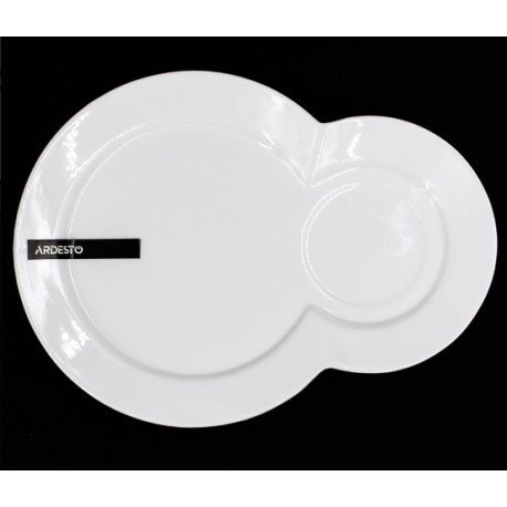 Блюдце Ardesto, 24*18 см, порцеляна